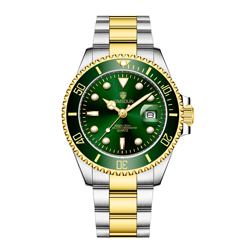 Carlophis K-1022B Men's "Submariner" Style Watch - Luminous & Waterproof