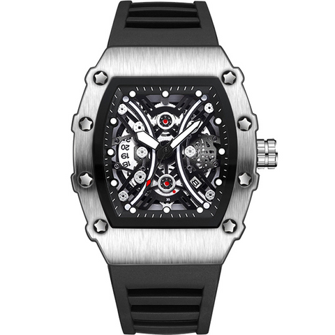 Carlophis K-2018B Force Men's Tonneau Watch - Artistic & Sport Design