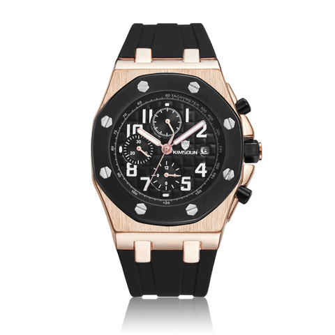 Carlophis K-1222A Signal Men's Automatic Watch - See-Through & Modern Style