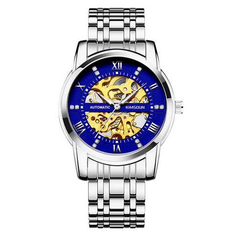 Carlophis K-1973A Navigator Automatic Watch - Unisex & 5-Link Bracelet