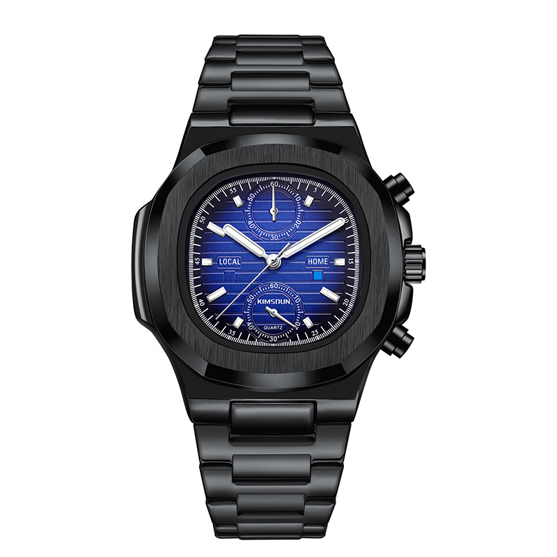Carlophis K-918B Odyssey Chronograph Watch - Unisex & Porthole-Style