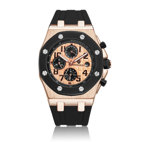 Carlophis K-1222A Signal Men's Automatic Watch - See-Through & Modern Style