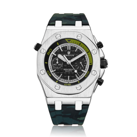 Carlophis K-1223B Chroma Men's Sport Watch - Bold Color & Camo Series