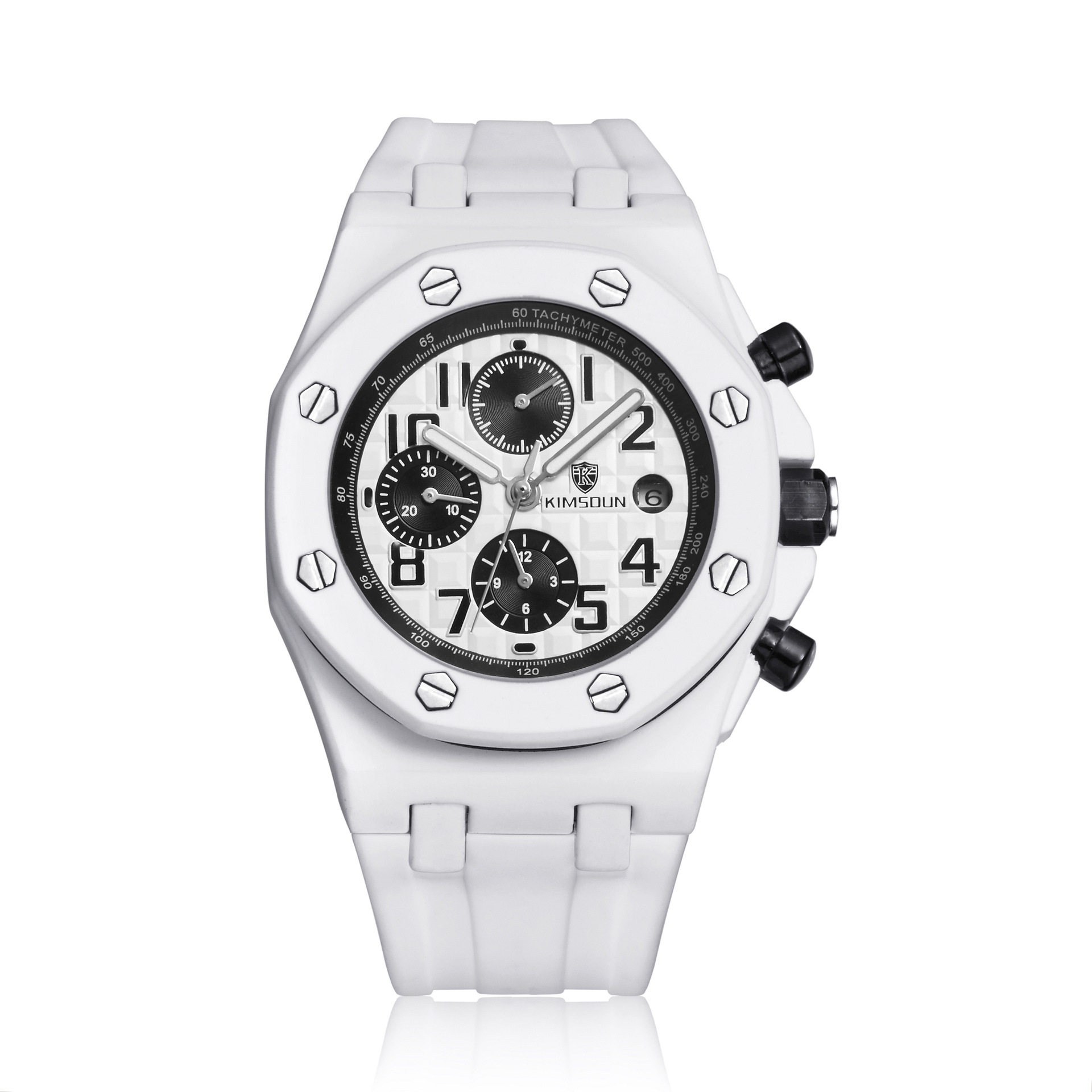 Carlophis K-1222A Signal Men's Automatic Watch - See-Through & Modern Style