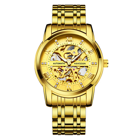Carlophis K-1973A Navigator Automatic Watch - Unisex & 5-Link Bracelet