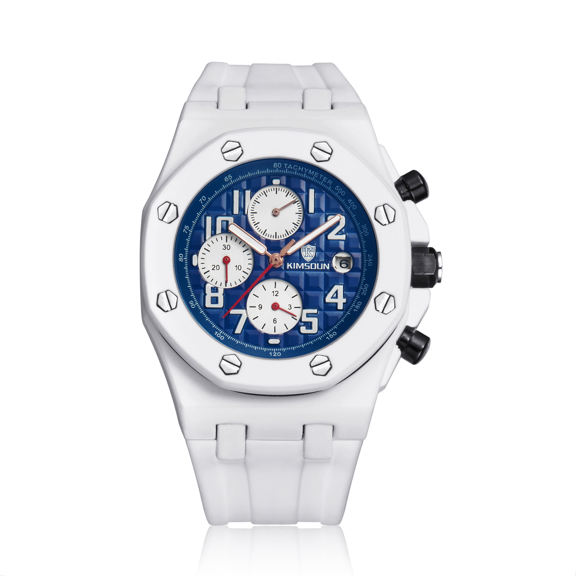 Carlophis K-1222A Signal Men's Automatic Watch - See-Through & Modern Style