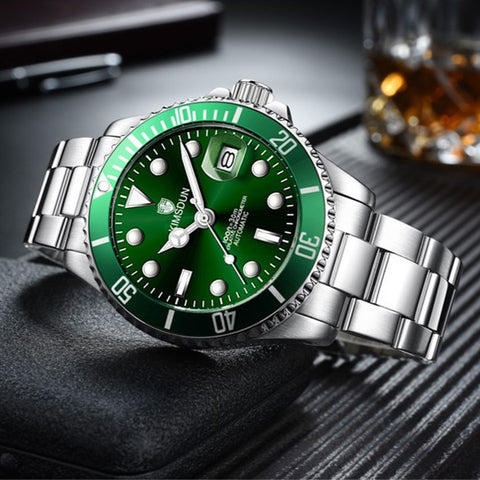 Carlophis Mariner Automatic Watch - Unisex & Classic Diver-Style